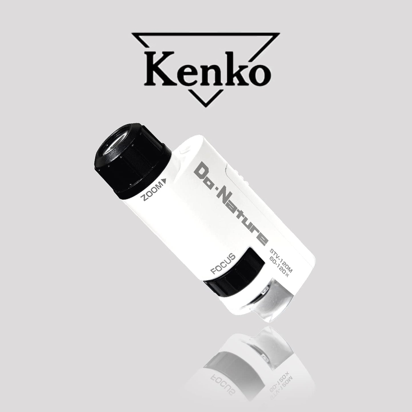 Kenko 顕微鏡 Do・Nature 60-120倍 LEDライト内蔵 コンパクト携帯型 STV-120M